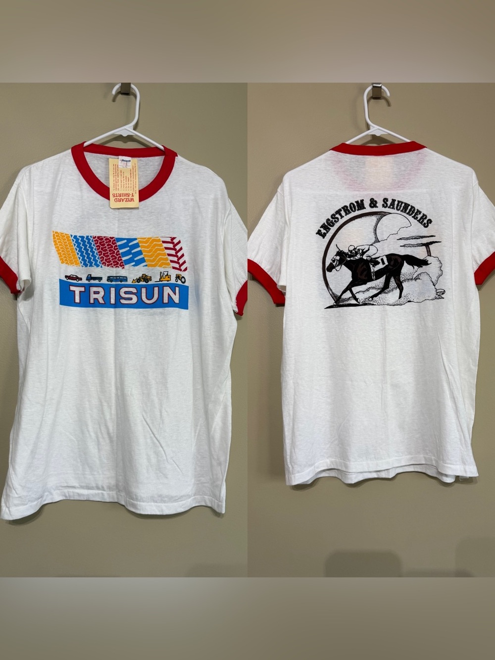 NWT Vintage 80’s Deadstock Avanti Single Stitch Trisun Graphic Promo Tee